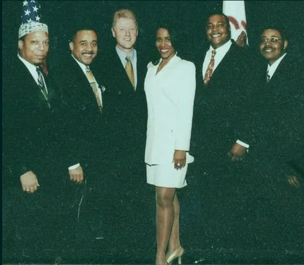 Samotta with President Clinton